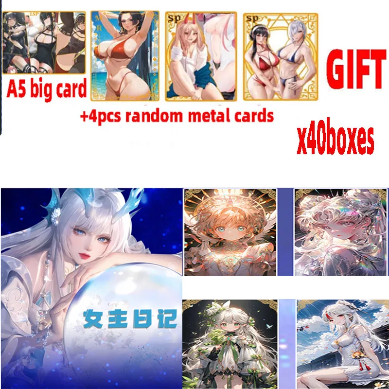 Goddess Story Collection Cards A5 Sise Card Diary Of The Heroine Waifu Booster Box Tcg Toys And Hobbies Gift