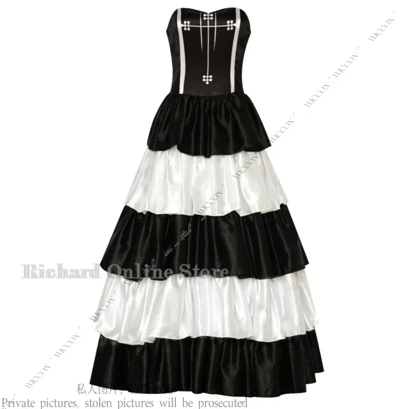 فستان بيرونا التأثيري مع قبعة شعر مستعار أزياء الهالوين للنساء زي بيرونا الساخن أنيمي فستان الأميرة لعب الأدوار للبالغين