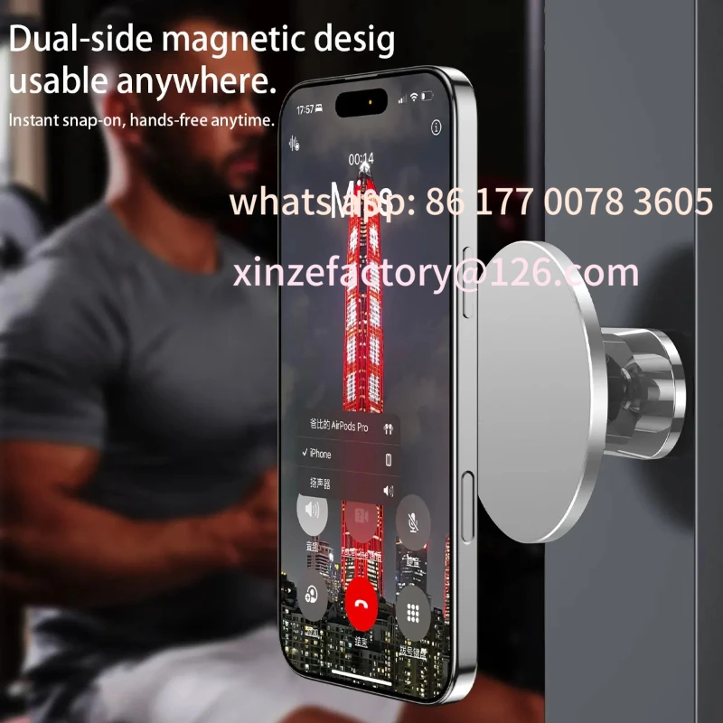 

Customizable Double sided Magnetic Phone 360 Holder Stand Mobile Cell For Phone