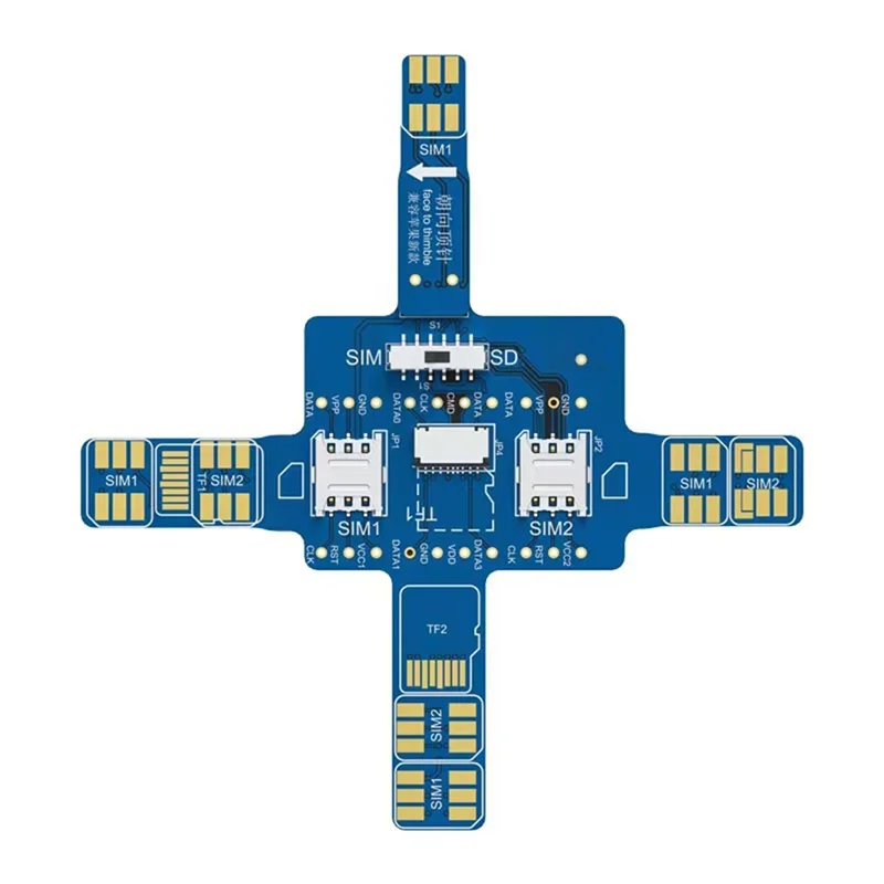 A66F-Smartphone Signal Tester Board SD Card Reader Tool SIM Card Reader Problem Replacement