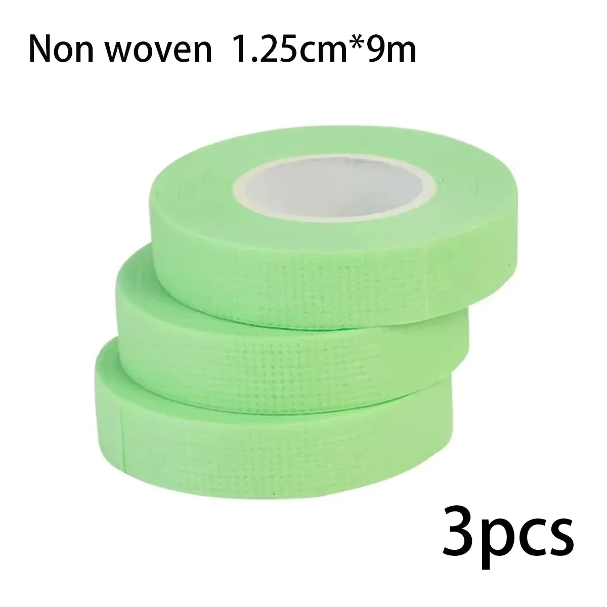 Wimpernband, transparenter Klebestoff, 9 m/10 Yard/Rolle, selbstklebendes, atmungsaktives Mikroporen-Stoffband für die Wimpernverlängerungsversorgung