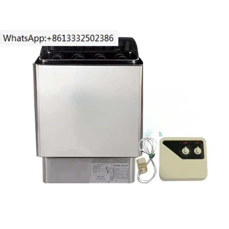 9kw سخان ساونا 220 فولت 380 فولت ساونا مولد بخار الاستخدام المنزلي فرن التدفئة غرفة المعدات الجافة مع وحدة تحكم