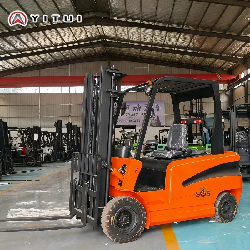 Forklift Listrik Mini Kustom Dengan Aksesoris Forklift Listrik Efisiensi Tinggi Dan Hemat Energi 4wd Pengiriman Cepat