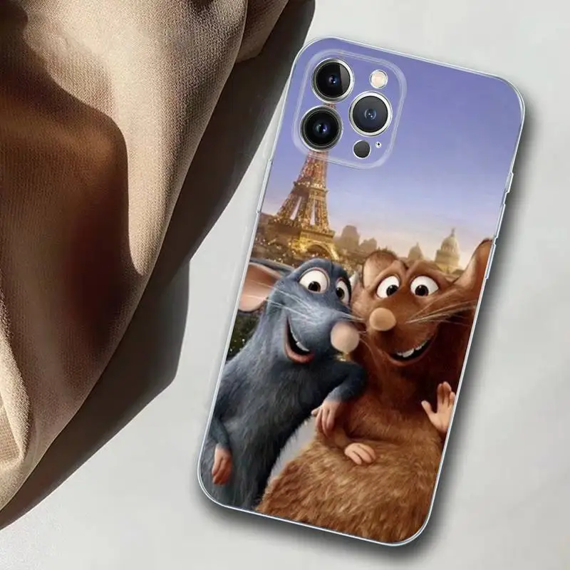 Disney Remy Ratatouille Phone Case For iPhone 14 13 12 Mini 11 Pro XS Max X XR SE 6 7 8 Plus Soft Silicone Cover