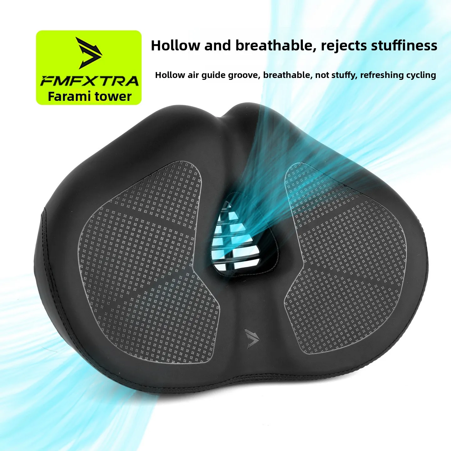 

Enlarged mountain bike seat, irregular-shaped 412 folding bike seat cushion, thickened waterproof car saddle Bicycle Saddle