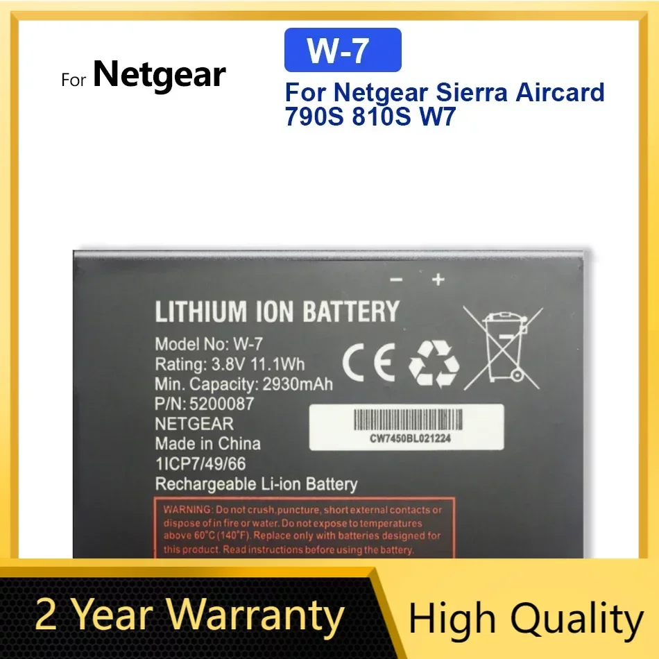 W-7 мобильный телефон аккумулятор для Netgear Sierra Air, сменный аккумулятор, 2900 мАч, 790S, 810S, W7 W-7 мобильный телефон аккумулятор для Netgear Sierra Air, сменный аккумулятор, 2900 мАч, 790S, 810S, W7