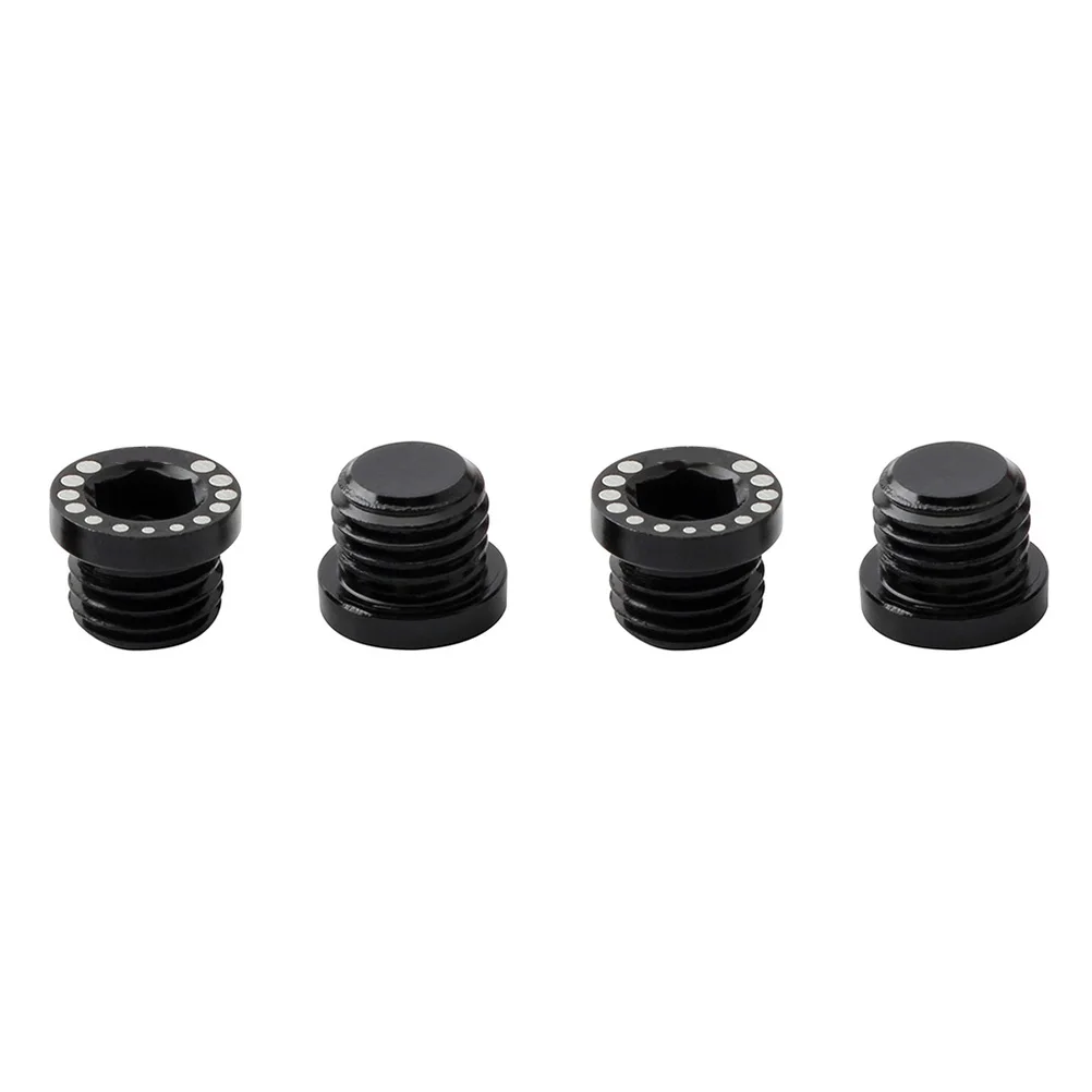 4Pcs Aluminum Alloy Screw Bolt for Hole Road Bike Black High Strength Lightweight Sand Proof Brake Screw