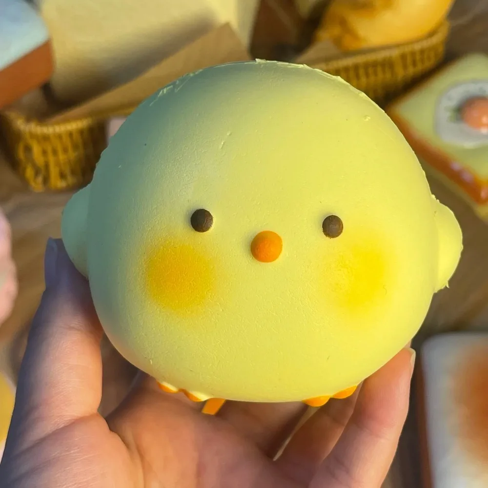 HOT! Cute Giant Chick Squishy Toy Slow-Rising Stress Relief & Sensory Fidget Toy for Kids and s Anxiety ADHD Autism Relief