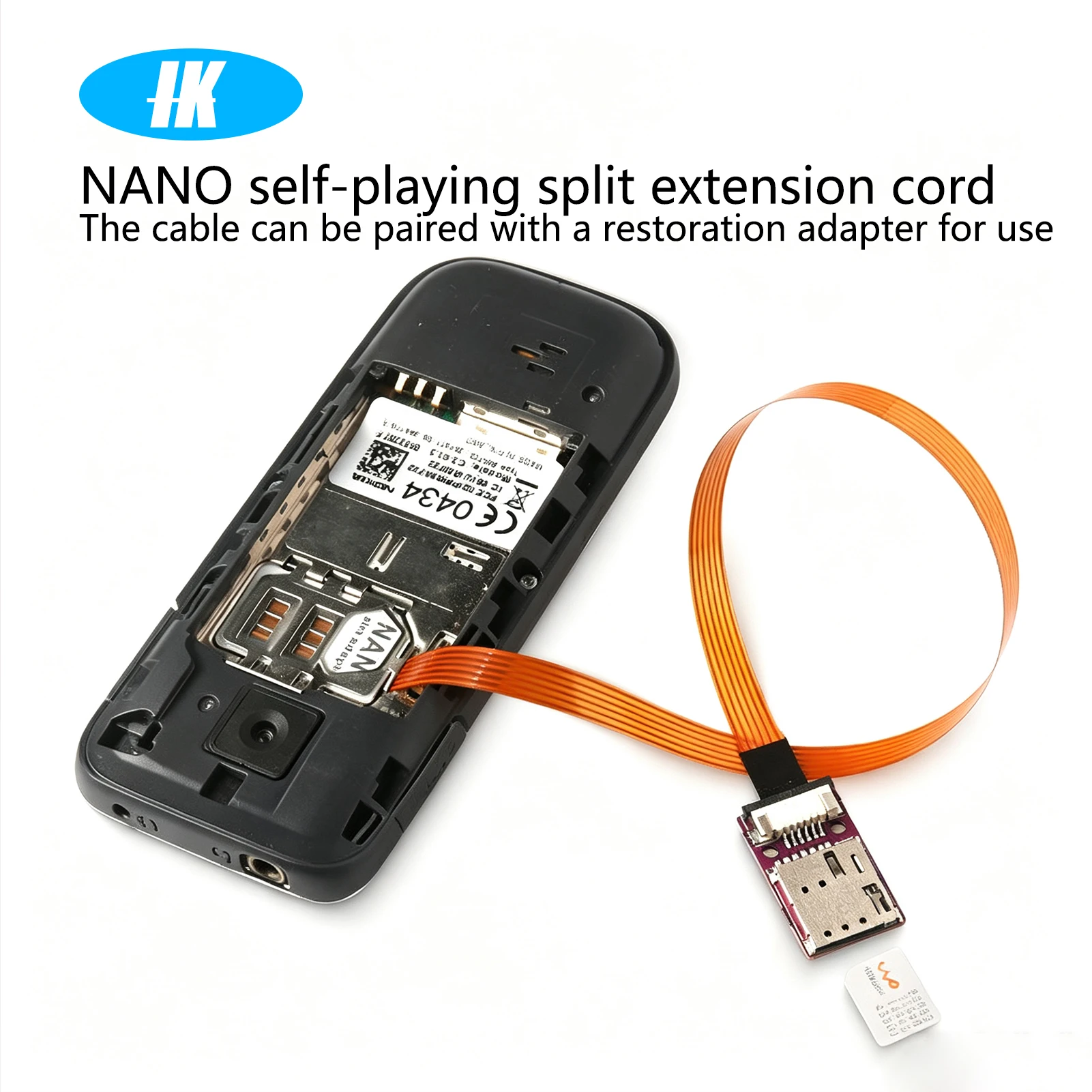 15cm-fpc-ナノ-sim-フレックス-ケーブル-外部-sim-拡張アダプター-電話-ic-カードのアクティベーション用