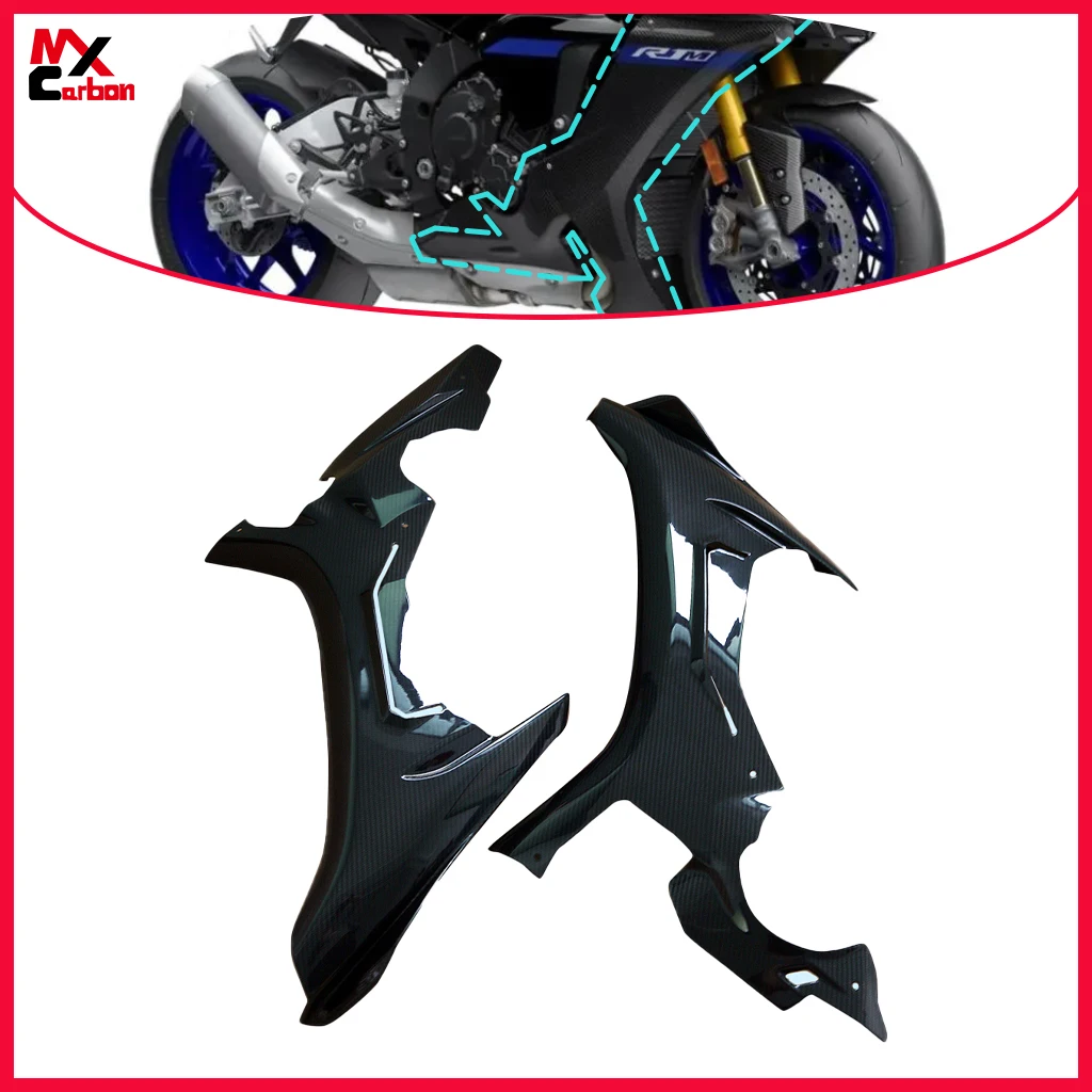 

Full Carbon Fiber Side Panels Cover Motorcycle Accessories Frame Fairing For Yamaha R1 R1M 2015 2016 2017 2018 2019