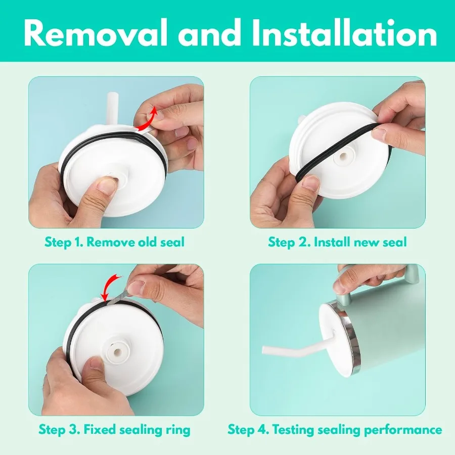 O-ring voor tuimelaar 32 oz en 40 oz dekselpakking geschikt voor 40 oz tuimelaar voor vervanging van hydroflask-afdichtring