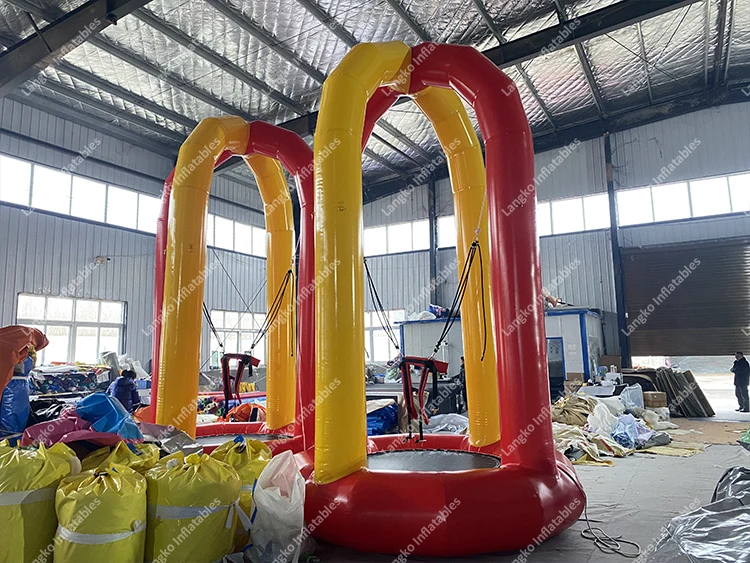 Diskon trampolin tiup Lompat Bungee lompat lompat