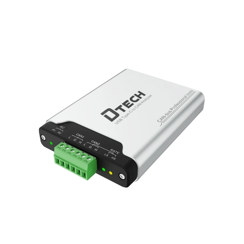 2026 new DTECH 1-Channel RS232/485/422 Serial to CAN Converter for Telematics Device and Type C to CAN Bus Analyzer Kit