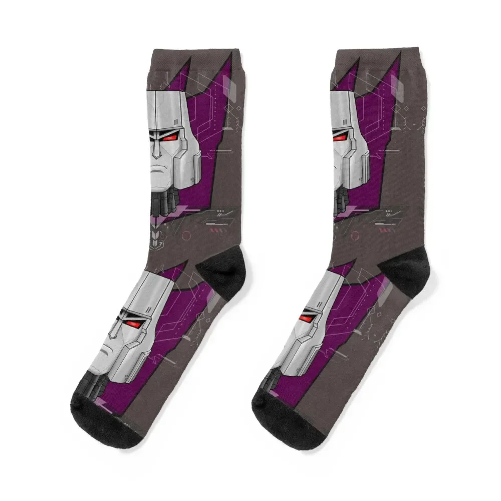 Megatron Bust Socks Stockings compression custom moving stockings Ladies Socks Men's