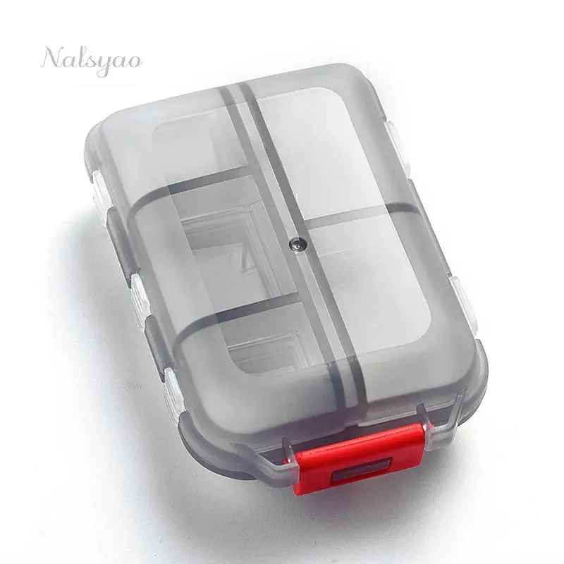 Wholesale Portable Waterproof Medicine Pill Box Independent Moisture Proof Storage Container 10 Cells Small Grid