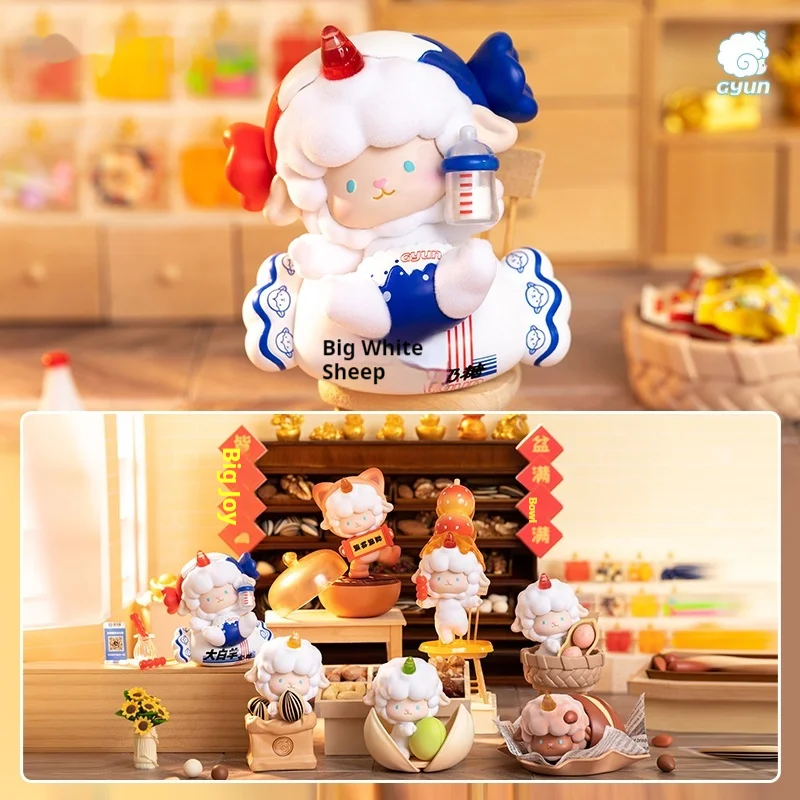 Toptoy Roll Sheep Mie Ji Dried Fruit Shop Series Handmade Blind Box Sheep Small Roll Handmade Desktop Ornament Cute Gift