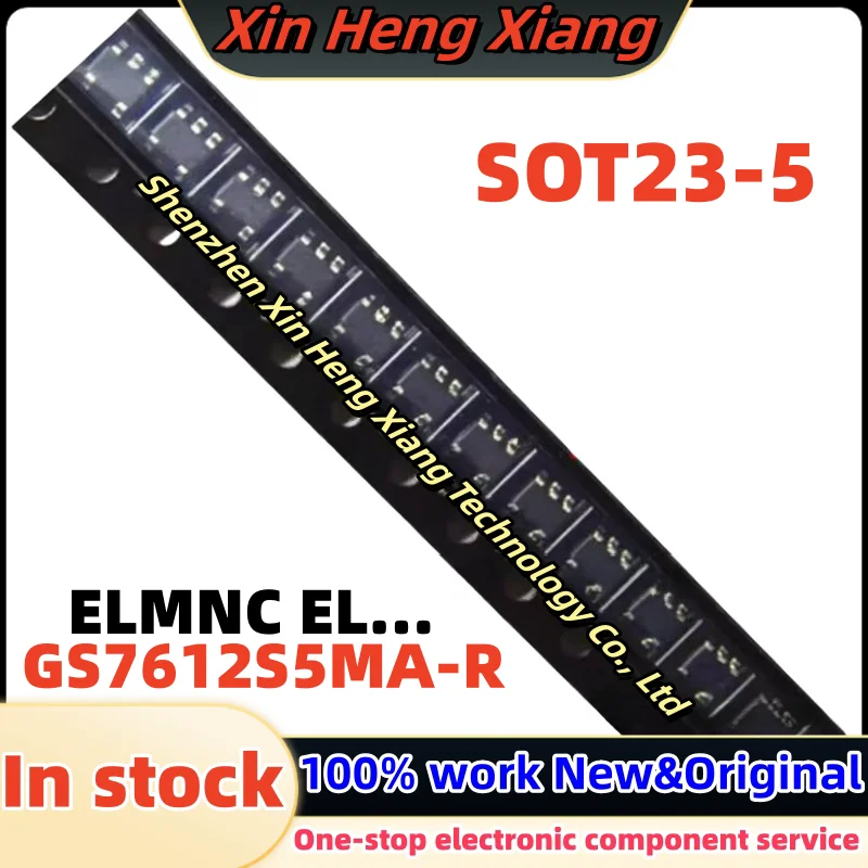 

(10pcs)GS7612S5 GS7612S5MA-R ELMNC EL... sot23-5