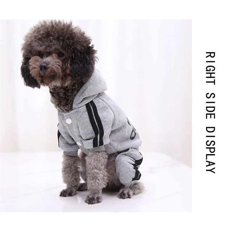 XS-XXL Pet Products Adidog Small Dog Clothes Winter Thickened Pet Clothing Dog Jumpsuits Yorkshire Terrier Chihuahua Dog Hoodies