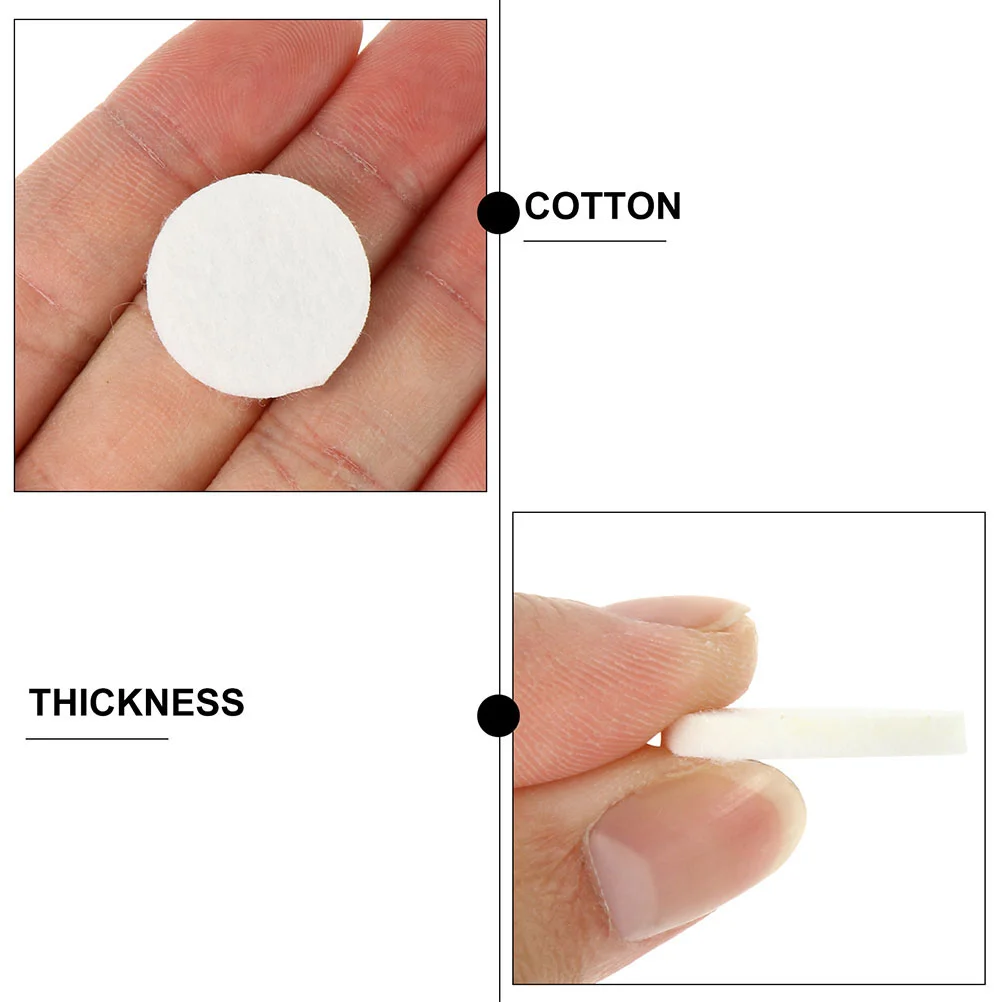 Aromaterapia Difusor Pads Substituto, Folha De Algodão, Aroma Locket Refil, 100 pcs