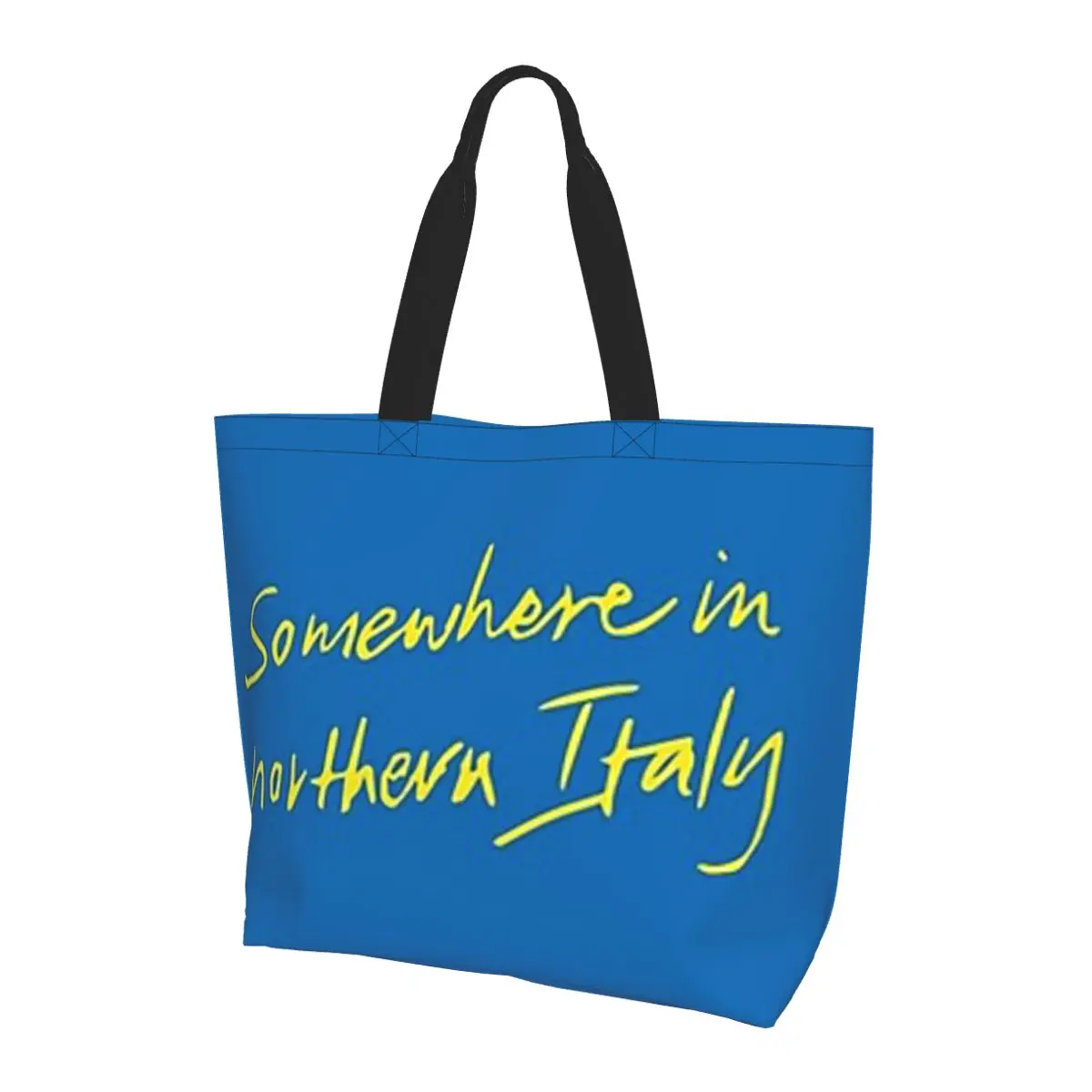 

Somewhere In Northern Italy Call Me By Your Name Shopping Tote Bag Canvas Shoulder Bags Shopper Grocery Handbag for Women