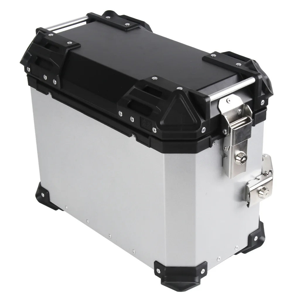 Universal 38L Aluminum Alloy Side Box Anti Drop and Collision Trunk Essential for Travel motorcycle tail box