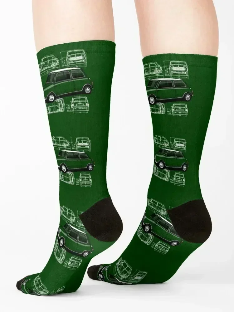 Copia de My drawing of the first utility vehicle to win the Monte Carlo Rally Socks cycling winter Men's Socks Luxury Women's