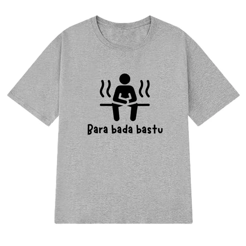 تي شيرت يوروفيجن 2025 KAJ Song Bara Bada Bastu مطبوع تي شيرت رجالي ونسائي مضحك بأكمام قصيرة تي شيرت للجنسين صيفي قطن 100% #4