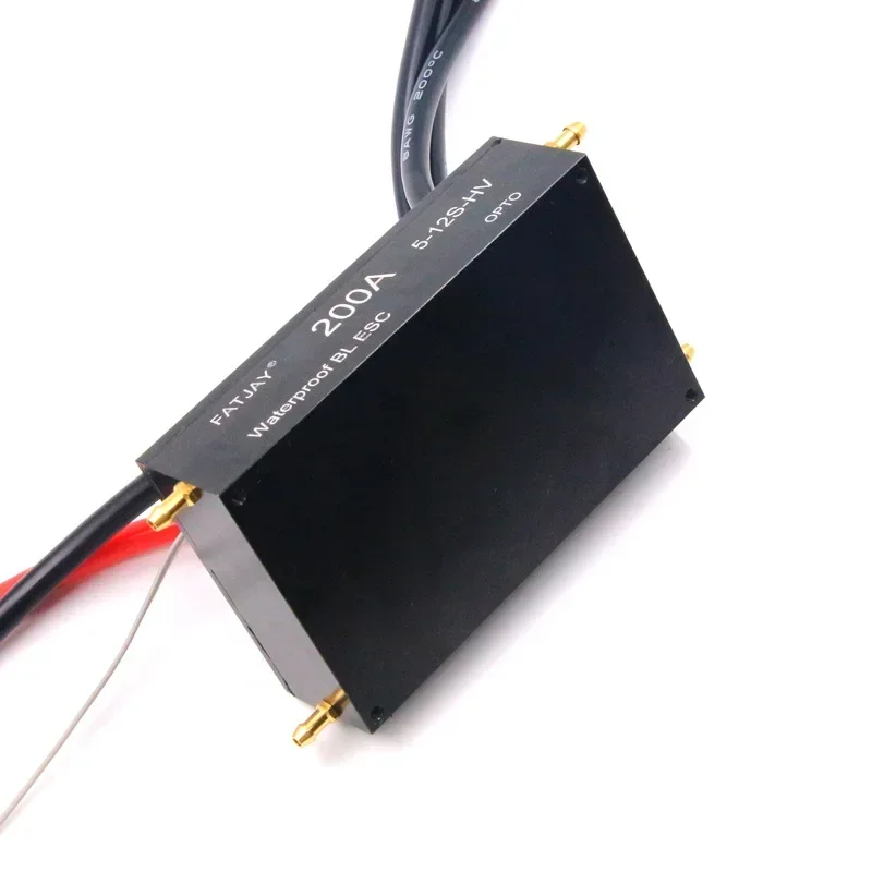 200A 5-12S Single/Bidirectional Water-Cooling Waterproof Brushless Speed Controller (Programmable) For Underwater Thruster