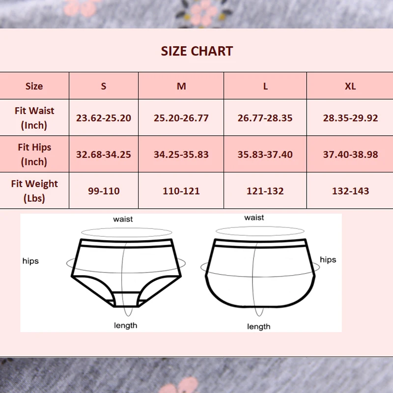 Women Cotton Panties Low Rise Sexy Underwear Floral Pattern Briefs High Elastic Underpants For Female Breathable Soft Lingerie