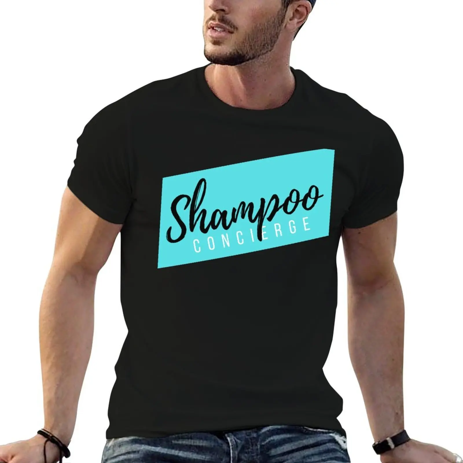 Camiseta Shampoo Concierge, camisetas divertidas, camisetas de humor oscuro para hombre, camisetas de marca de lujo de alta calidad para hombre, camiseta 100% de algodón