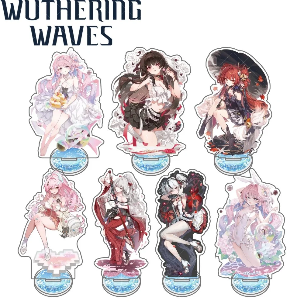 Wuthering Waves Suisui Figure Stand Model Plate YangyangXuanling Lucilla New Acrylic Stand Keychain Anime Jingran Qingxiao Gift