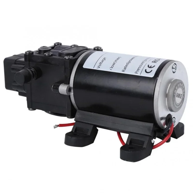 120W  DC 12V 18V Intelligent Diaphragm Pump High Pressure Car Wash Pump 7L/Min Agricultural Self Priming Suction Water Pump