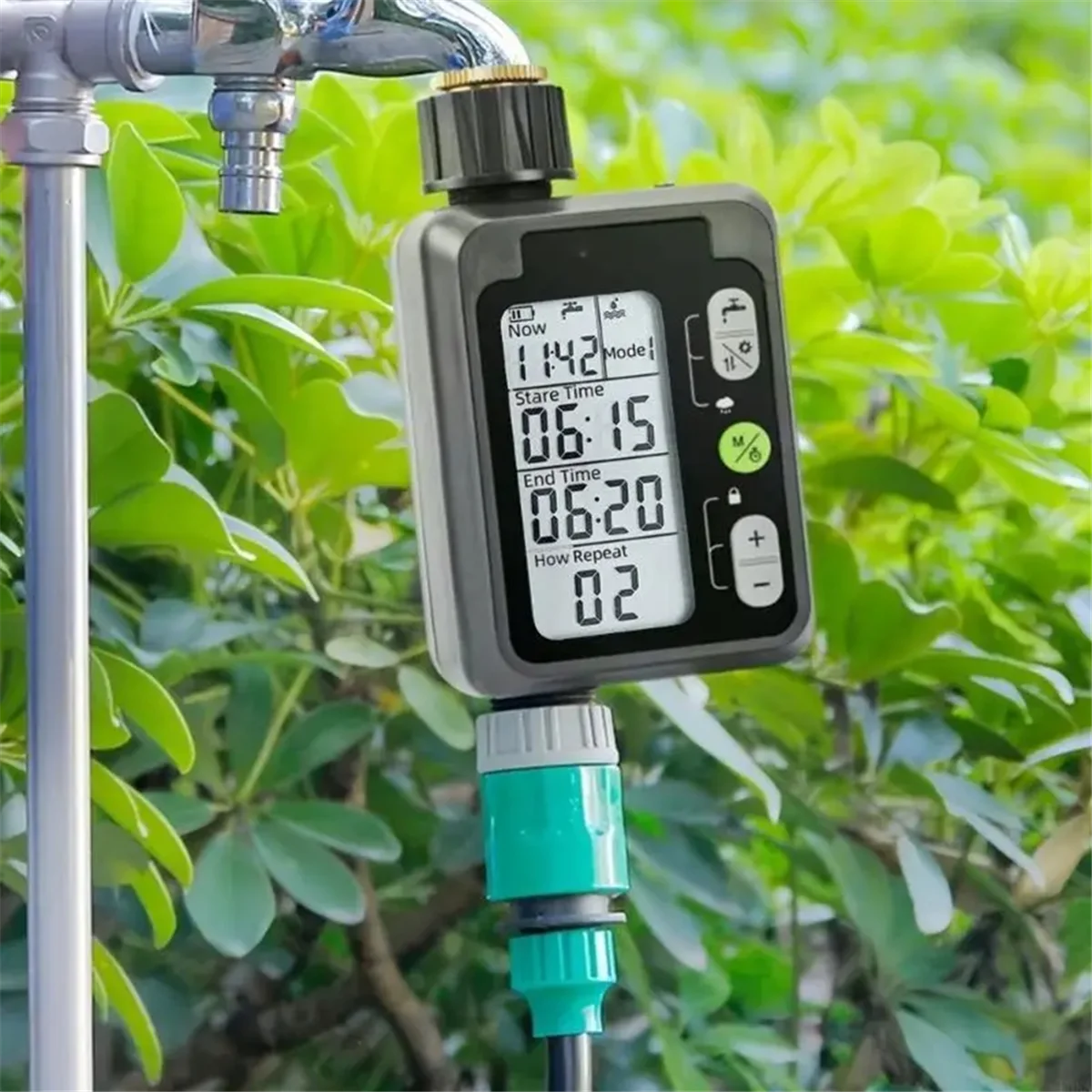 

A002 Multipurpose Garden Irrigation Timer, Multiple Modes, Automatic Lawn Watering Timer, Efficient Garden Irrigation