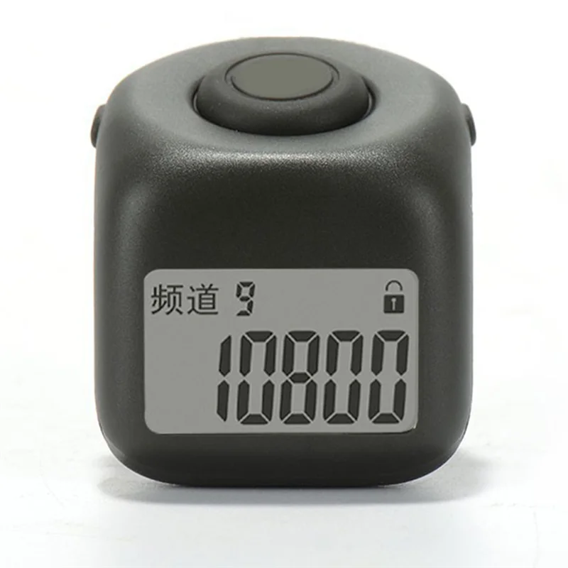 

B63B-Счетчик ручного подсчета, 9-канальный портативный кольцо на палец с функцией блокировки, счетчик молитвы-кликера