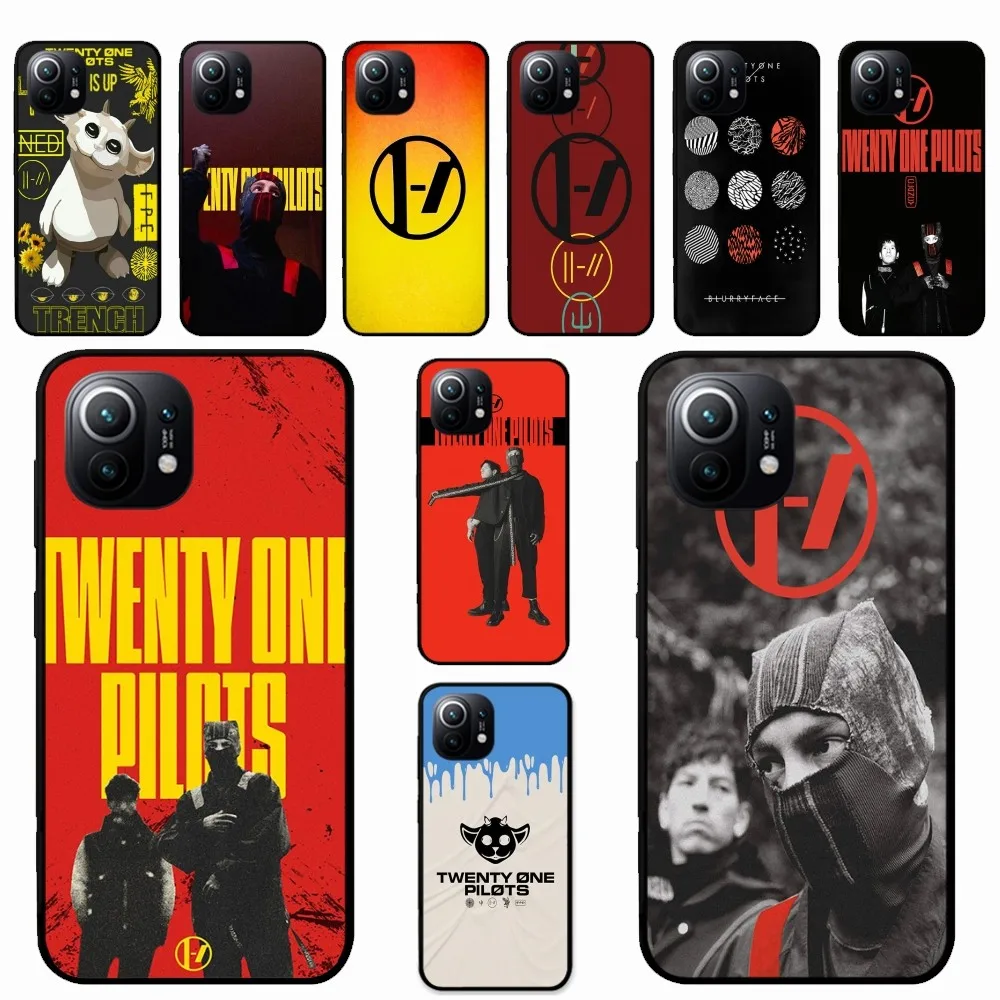 T-Twenty O-One P-Pilots Phone Case For Xiaomi Mi 5X 8 9 10 11 12 lite pro 10T PocoX3pro PocoM3 Note 10 pro lite