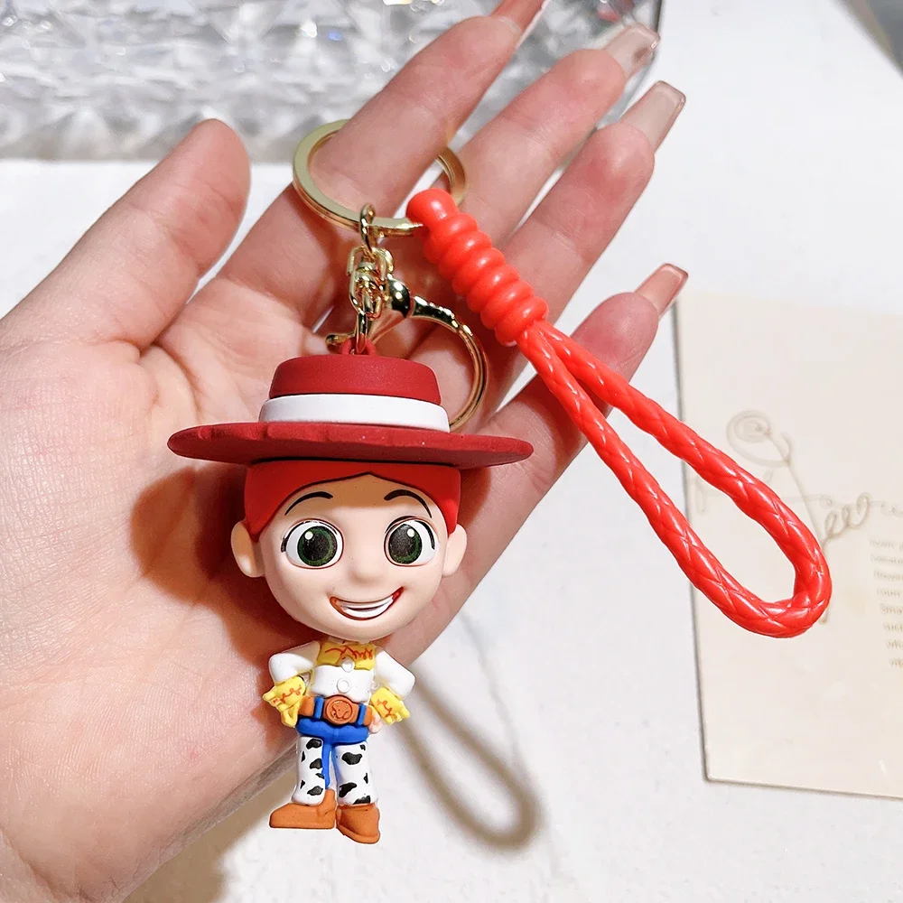 6-teiliges Set Anime Toy Story Schlüsselanhänger Niedliche Woody Buzz Lightyear Puppen-Schlüsselanhänger Paar-Taschenanhänger Schlüsselkette Schmuck Spielzeug Geschenke – Detail 10