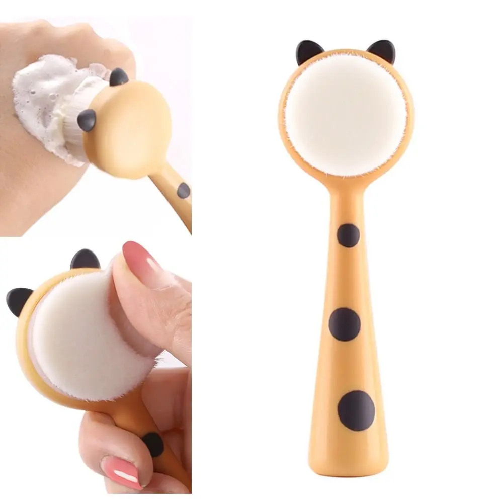 Brosse de nettoyage en profondeur à long manche pour le visage, outil de soins de la peau, élimination des points noirs, nettoyage du visage, extinction du corps, beauté du chat