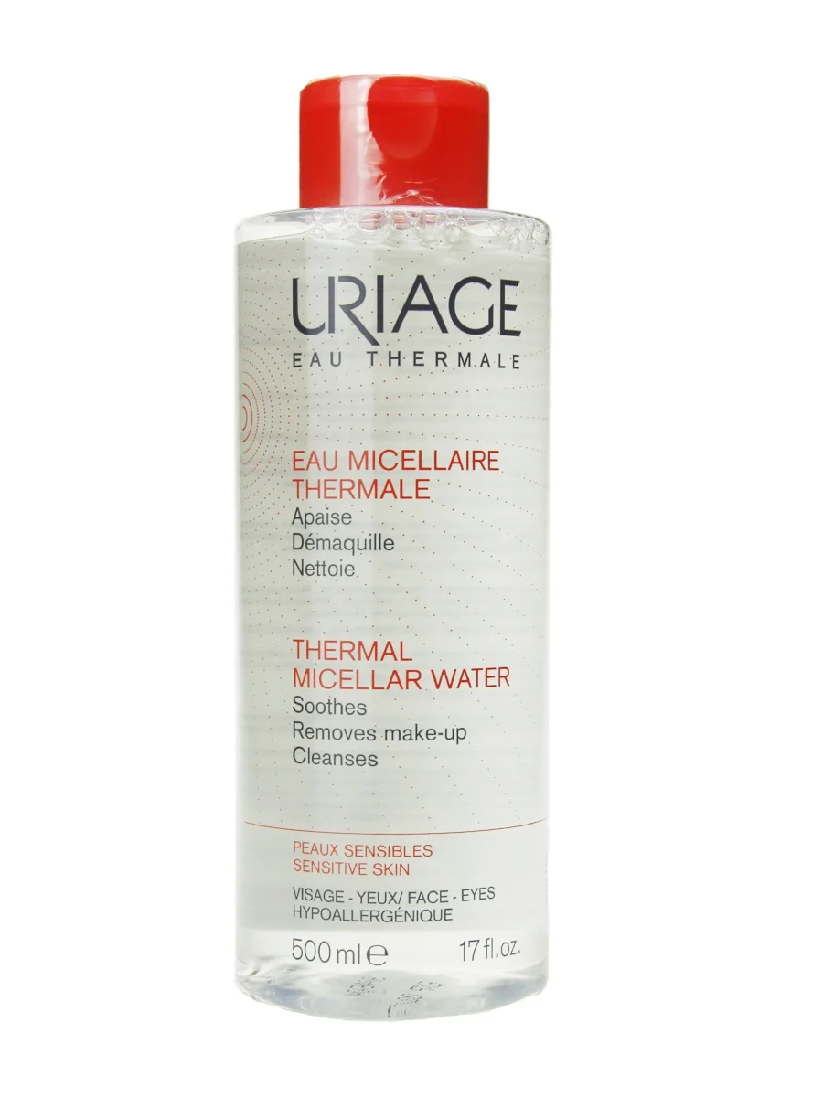 Uriage water micellar sensitive skin 500 ml-clean, peel and calm