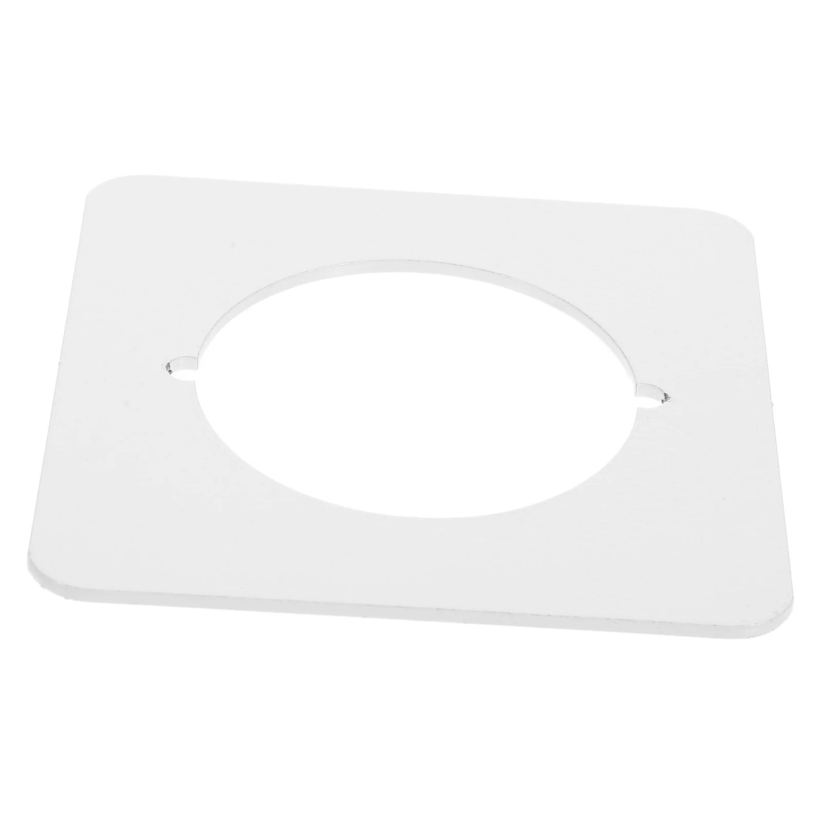 도어락 수리 플레이트 스테인리스 스틸 5.5cm 내경 헤비 듀티 보강재 도어 핸들 노브 고정용 무타공 설치