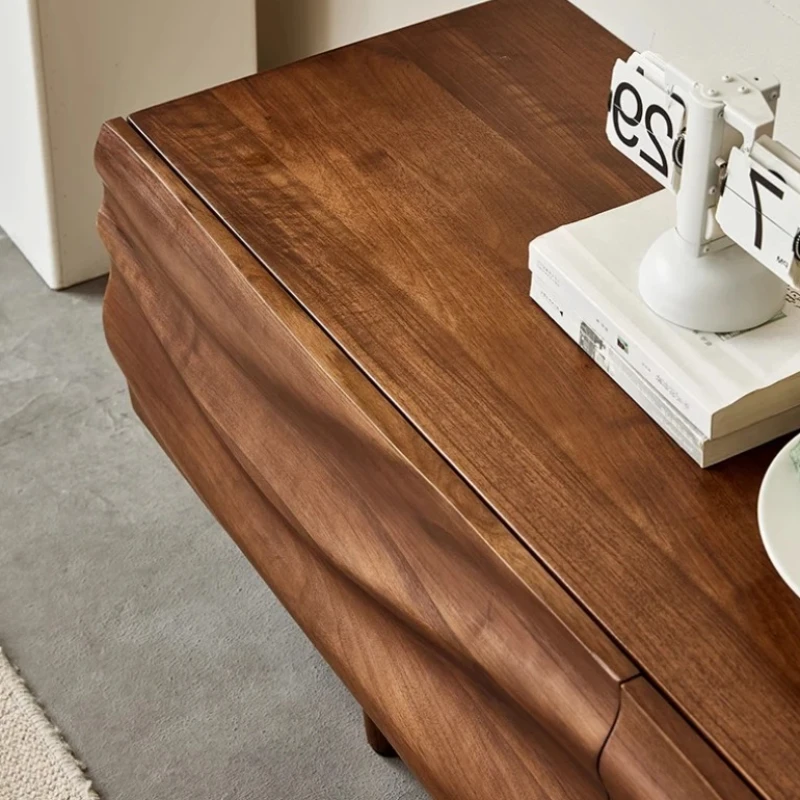 تخزين حامل تلفاز من الخشب الصلب أدراج غرفة المعيشة الحد الأدنى الطابق حامل تلفاز عرض العالمي Meuble دي أثاث التلفزيون المنزل #6