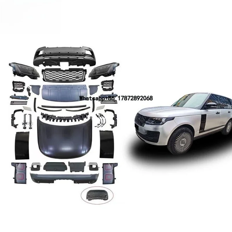 

For Range Rover Vogue 2013 Upgrade to 2022 New Model Full Facelift Body Kit With Headlight Taillight Hood Bumper