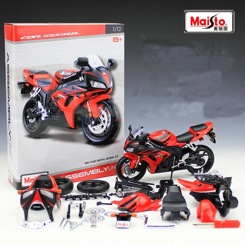 Maisto 1:12 H2R CBR1000RR CBR600 690 сборка DIY гоночный мотоцикл моделирование сплава модель мотоцикла коллекция игрушечный автомобиль подарок