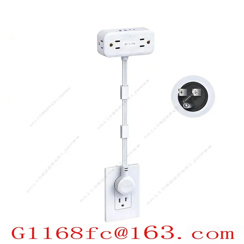 360 ° Rotating Plug Outlet extender 36 in smart socket extender