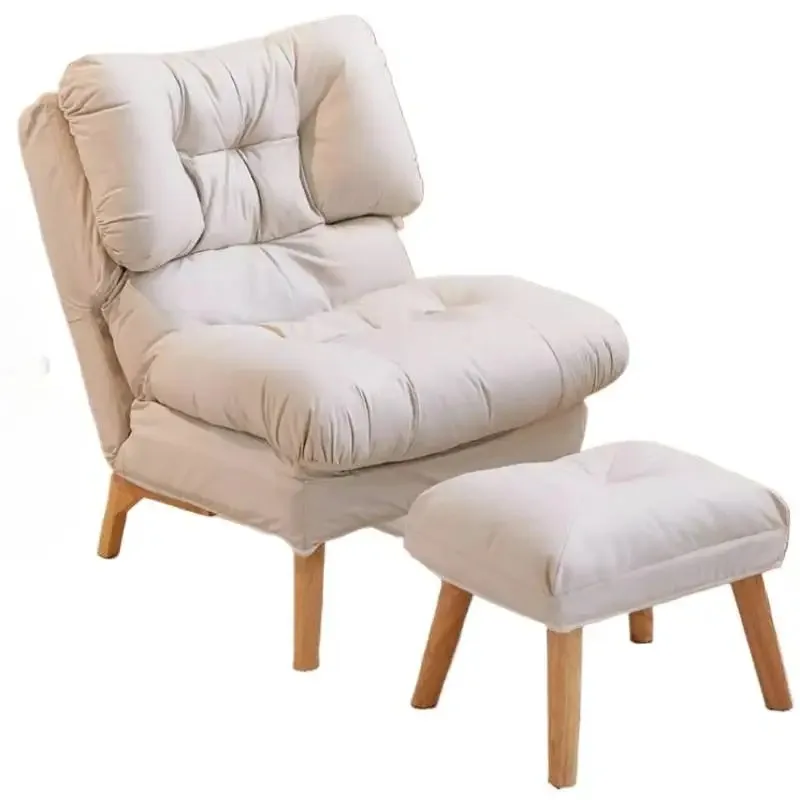 Sillones de Lujo para Sala de Estar, Color Beige, Diseño Artístico, Estilo Bauhaus, para Lectura, Relajación, Dormitorios, Poltrona para Sala, Muebles^