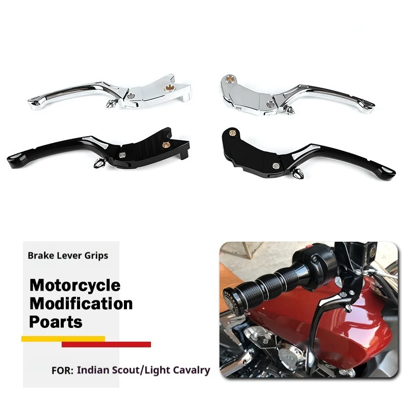For Indian Scout Scout Sixty Bobber Adjustable Folding Brake Clutch Levers 2015-2025 No-Drill Accesorios Moto