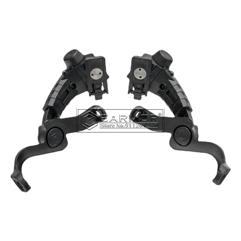 EARMOR M16 Tactical Headset ARC Helmet Rails Adapter BK Attachment Kit for M31X/M32X & M31/M32-Mark3 Headset