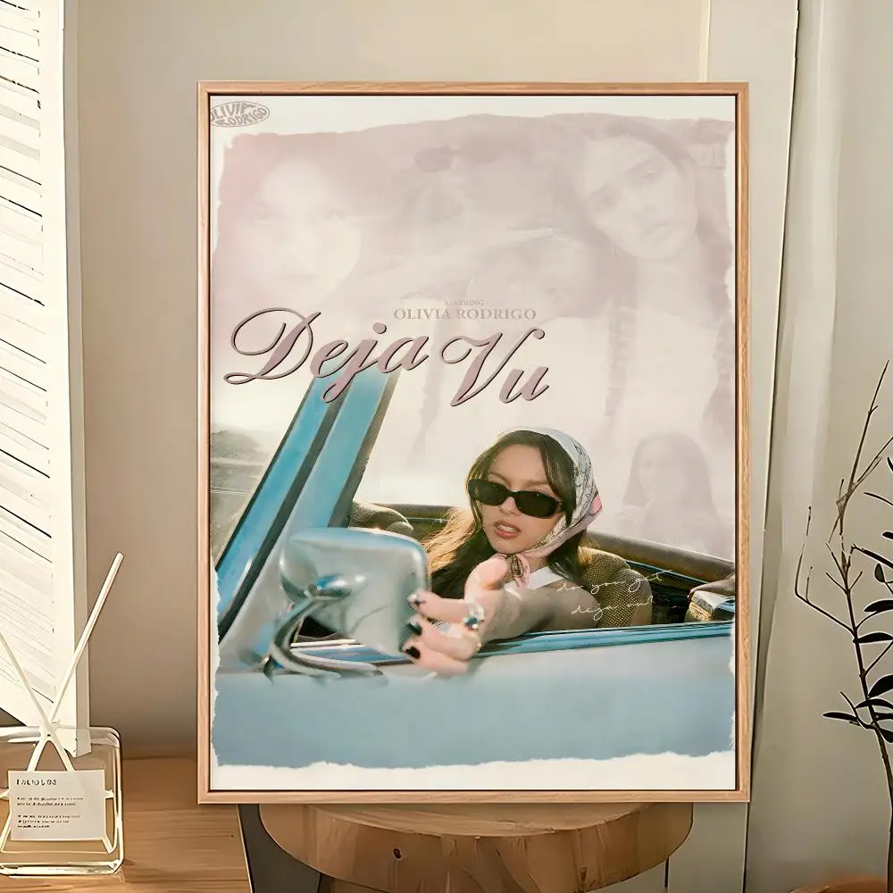 Musik Olivia Rodrigo Pop-Sängerin Poster PP Dekoratives Poster Wasserfester Druck Apartment Studentenwohnheim Büro Café Geschenk – Detail 13