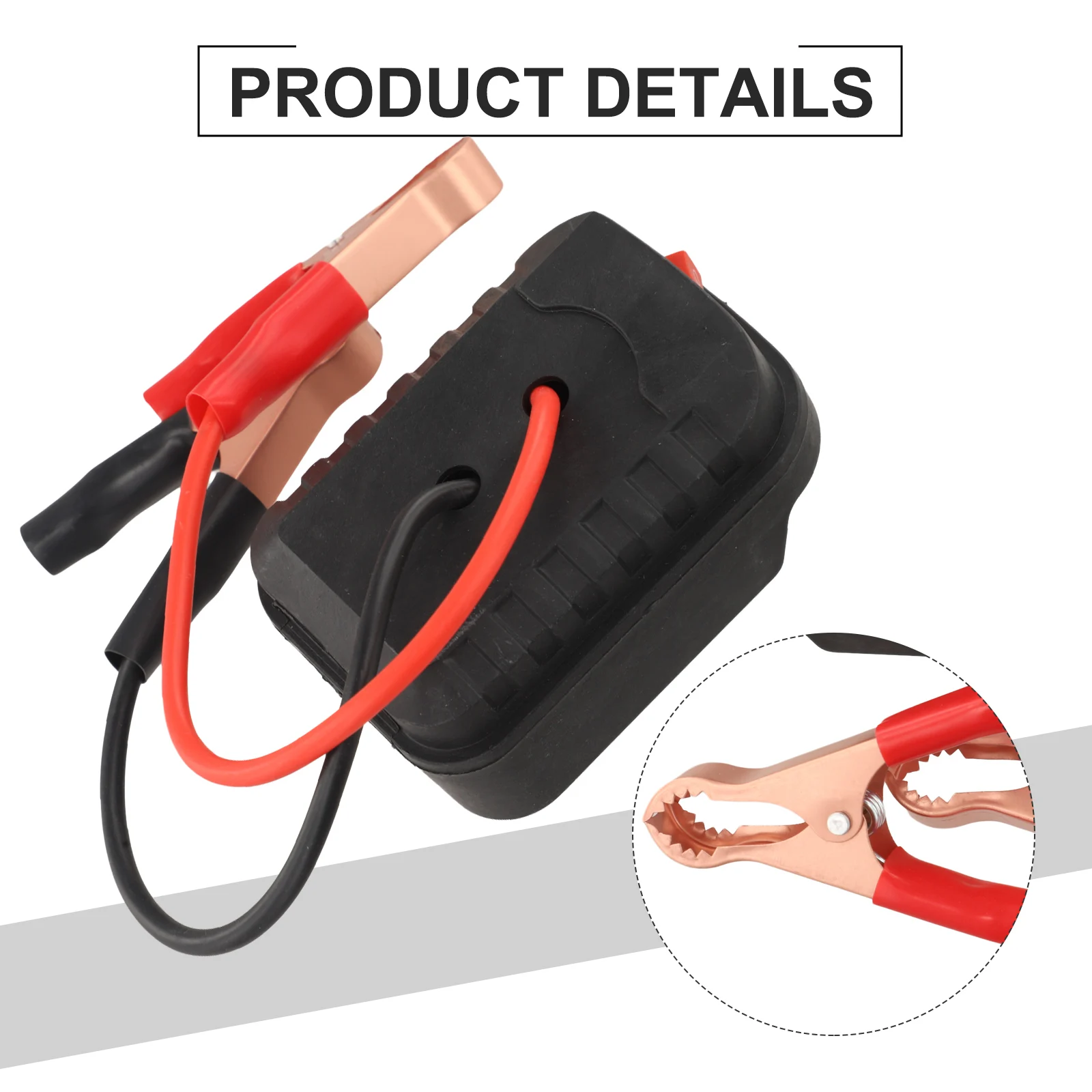 Car Jump Starter Adapter For Dayi A3/ 2106 Dual USB & 12V Output Portable Power Supply Kit With Alligator-Clips