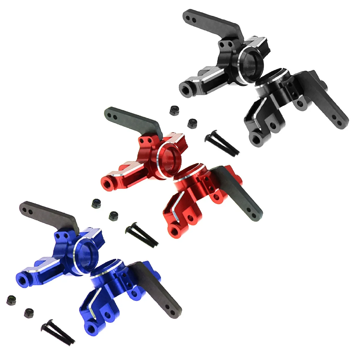 

Передние рулевые чашки из алюминиевого сплава ARA330792 для Arrma 1/10 Kraton Outcast 1/8 Mojave аксессуары для обновленного автомобиля на радиоуправлении красный