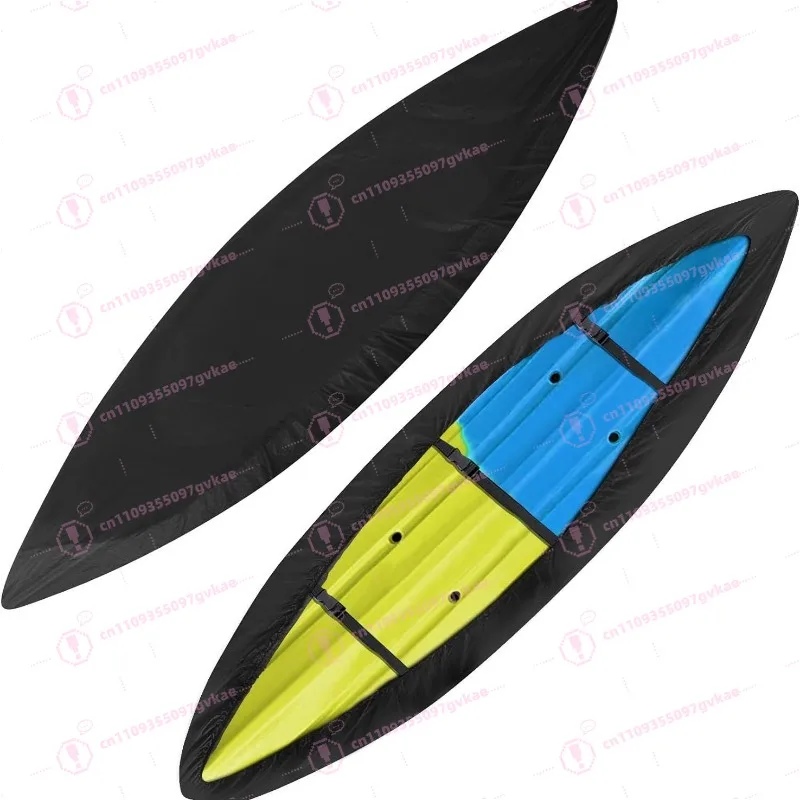 

Чехол для каяка: защита от дождя, солнца и пыли, чехол для хранения каноэ, из оксфордской ткани с серебряным покрытием, влагостойкий, для лодок
